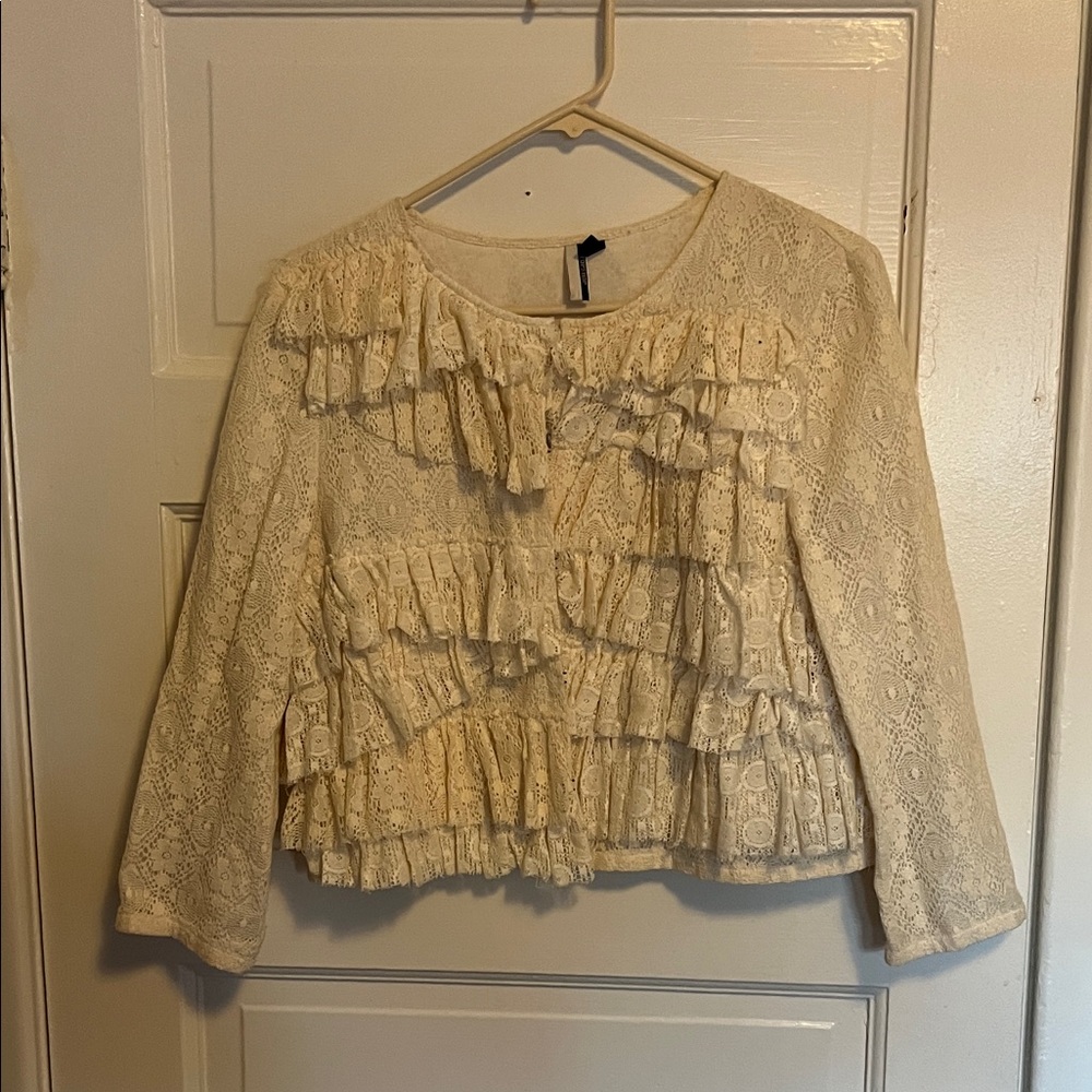 5 for $25! Topshop lace top